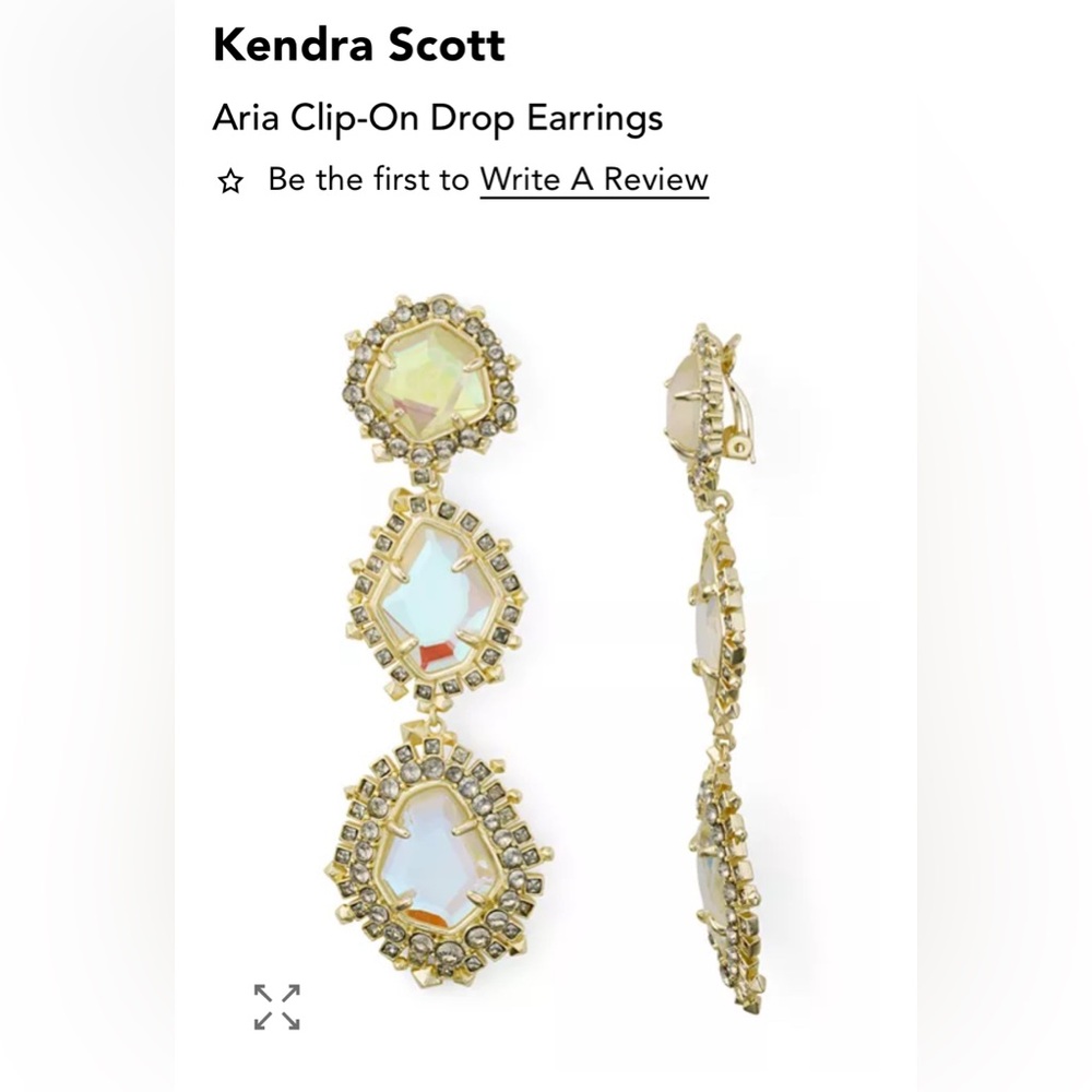 Kendra Scott Clip On Earrings Aria in gold